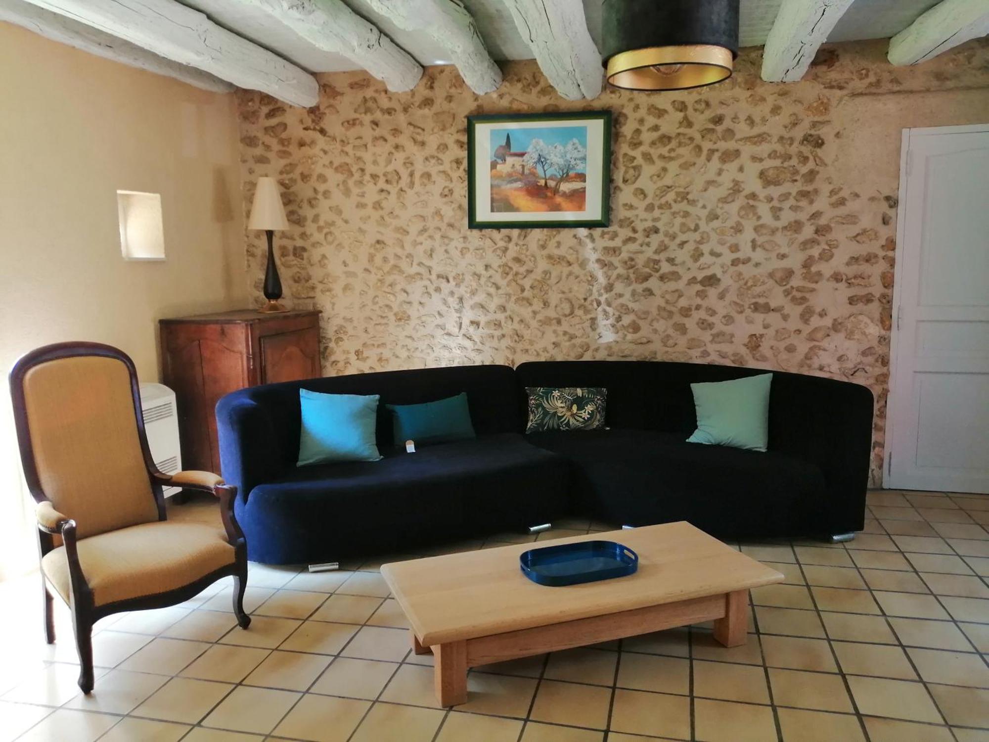 Gite Les Mareillauds - Piscine Salon Cameră foto