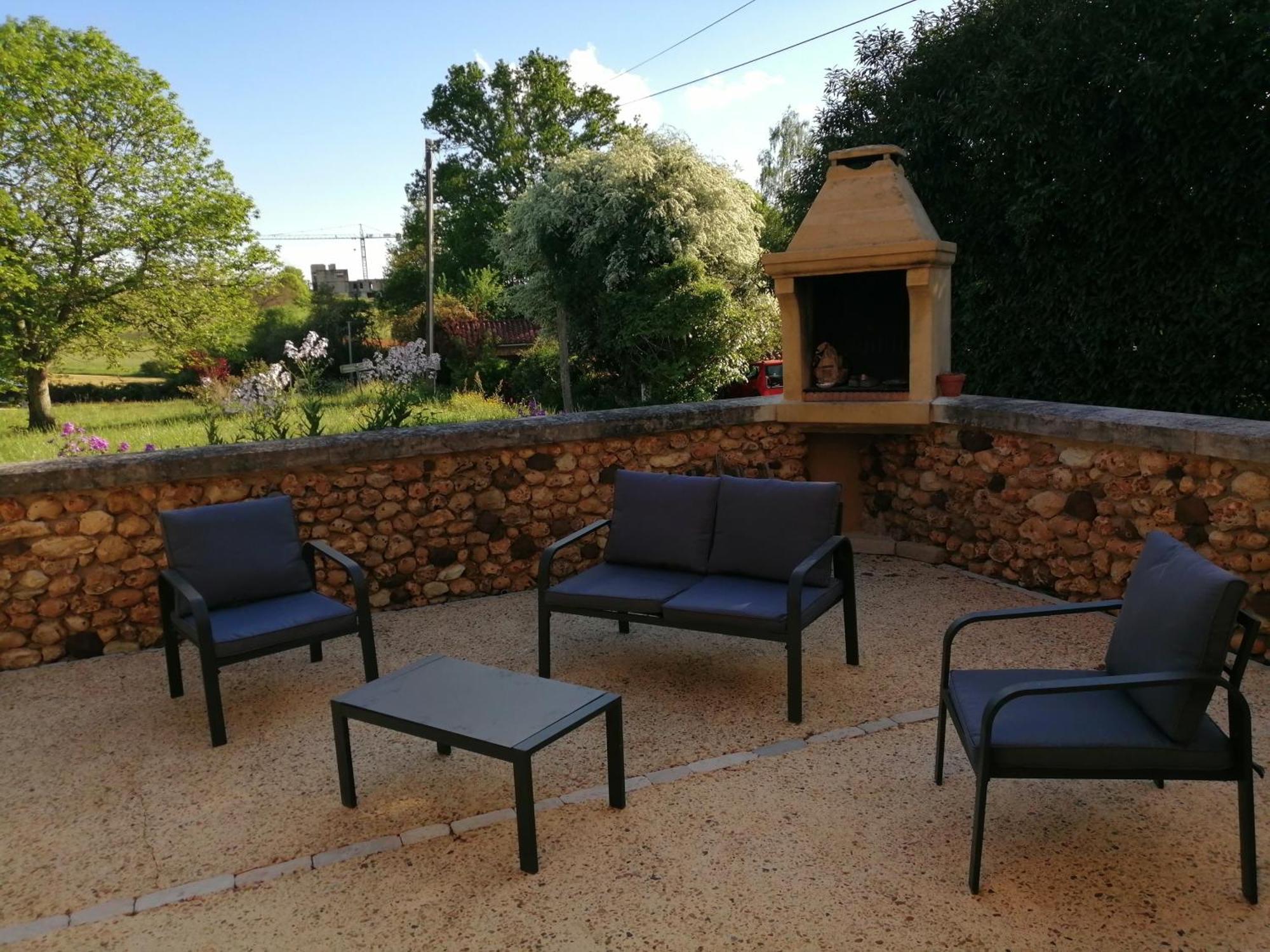 Gite Les Mareillauds - Piscine Salon Cameră foto