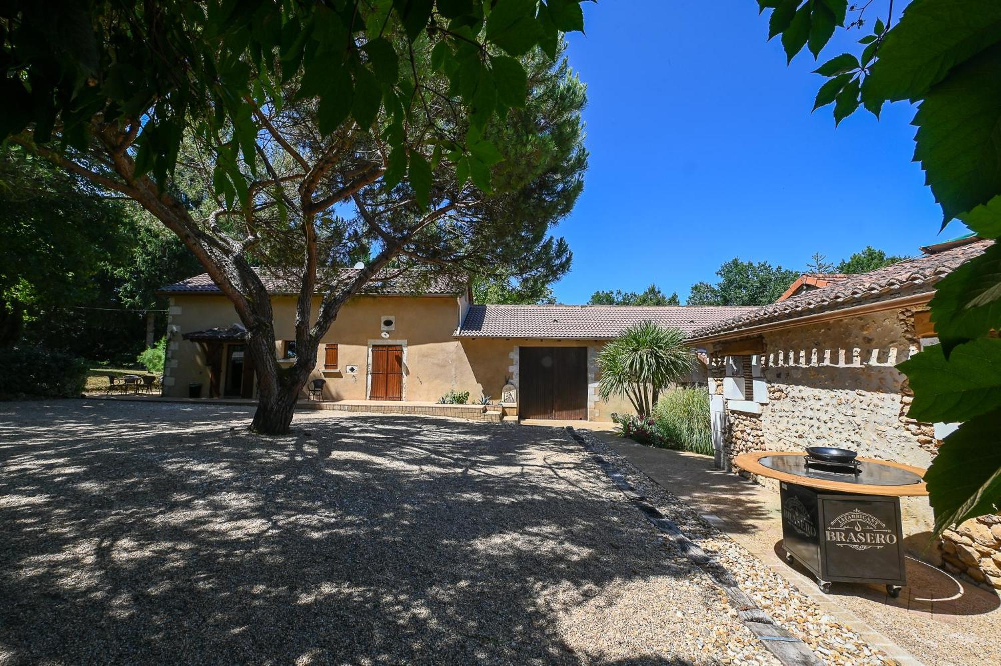 Gite Les Mareillauds - Piscine Salon Exterior foto